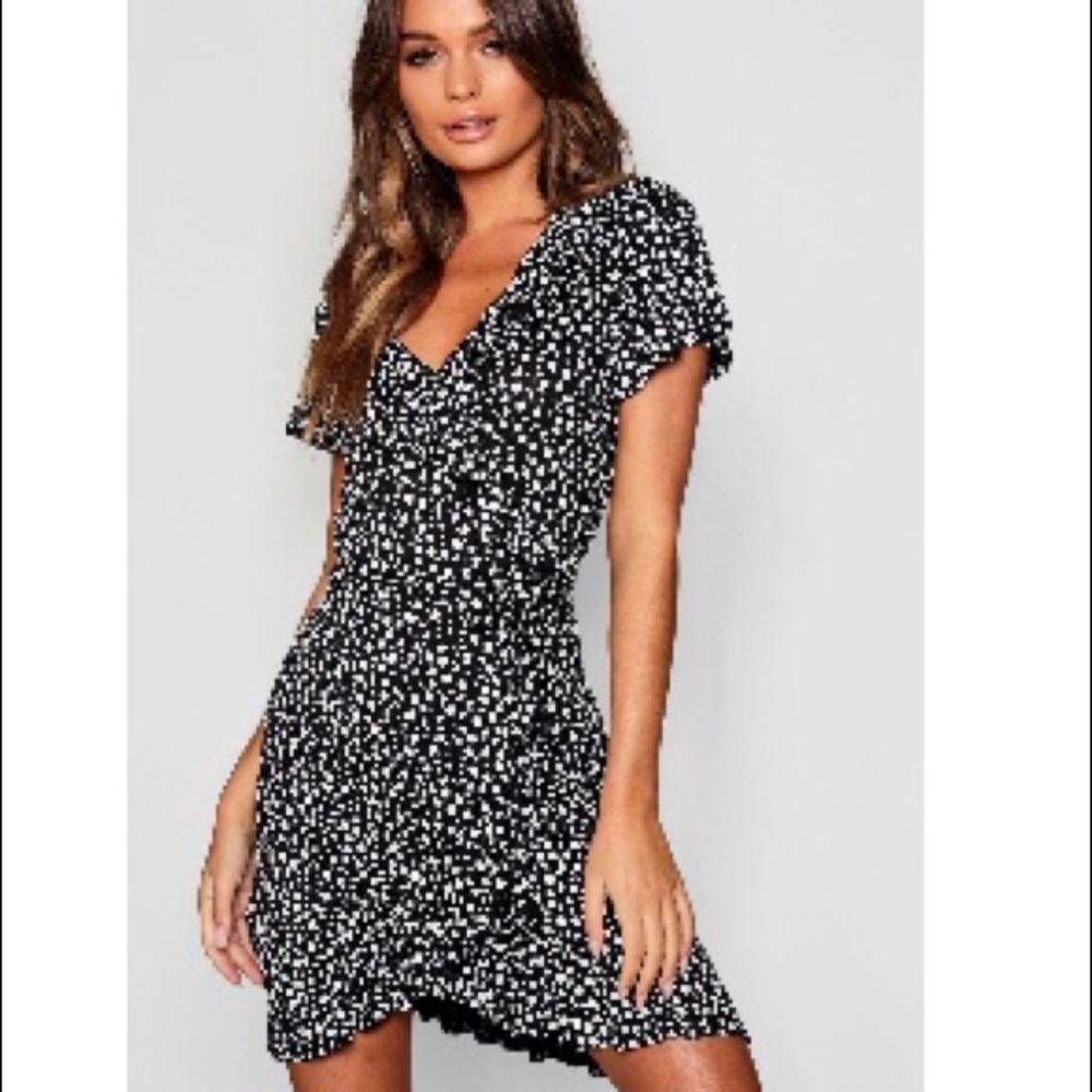 Dalmatian patterned dress